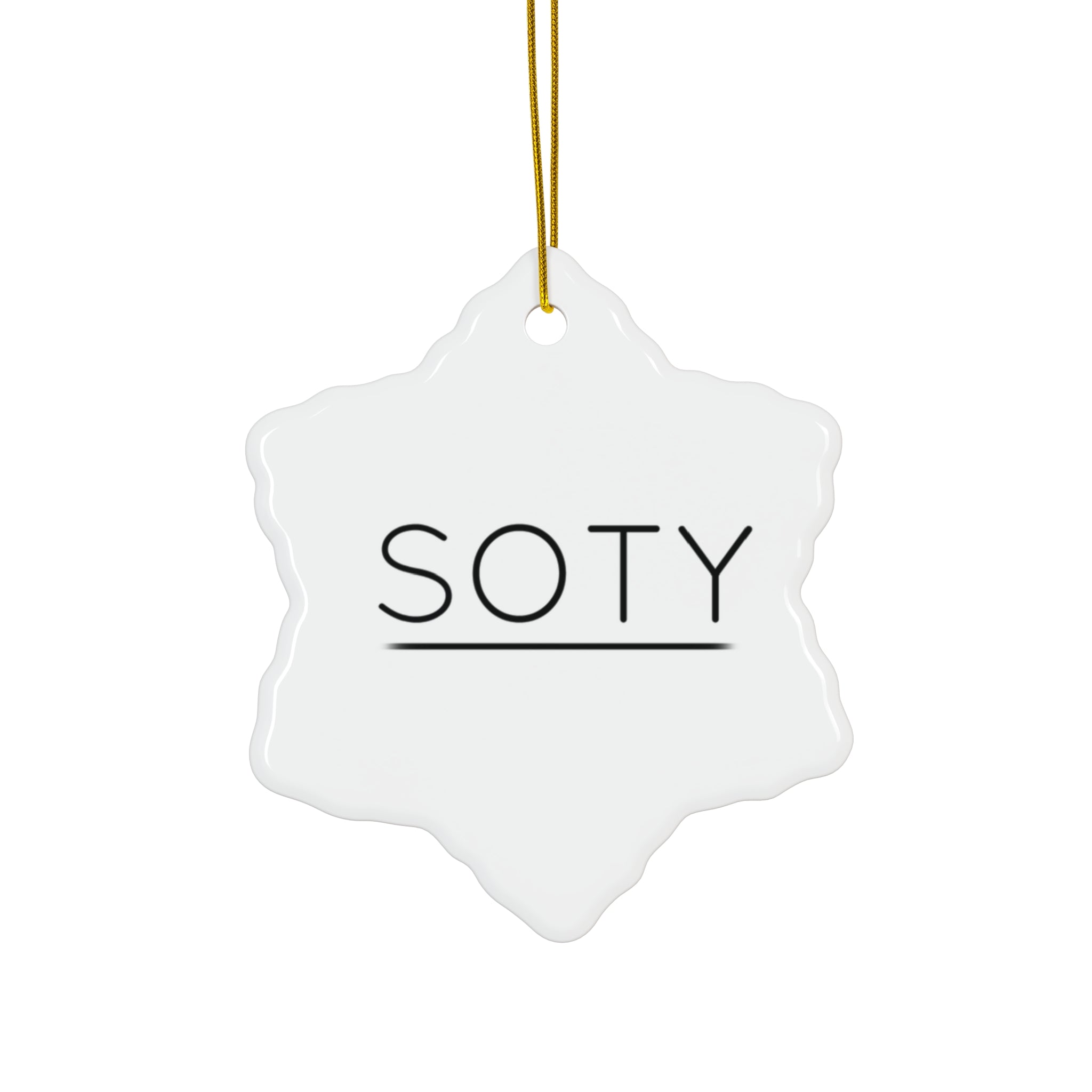 Ceramic Ornament, 4 Shapes