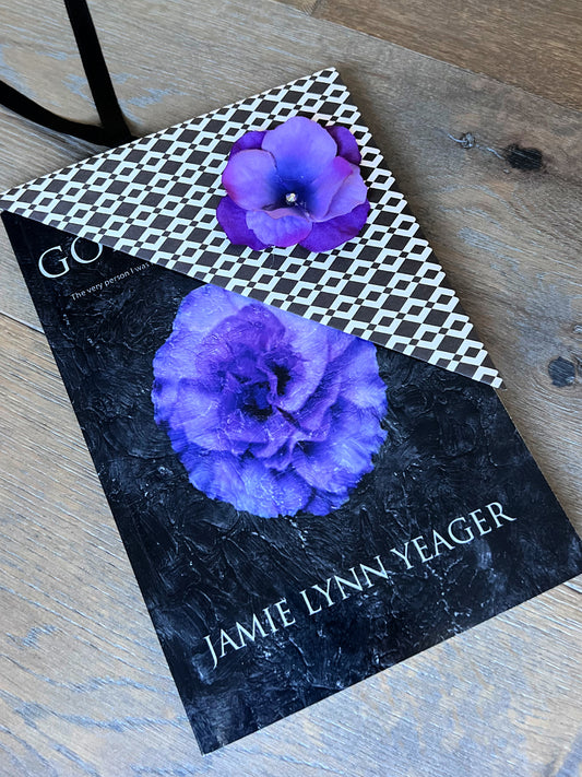 "Going Home" Signed by Jamie Yeager with Flower Book Marker