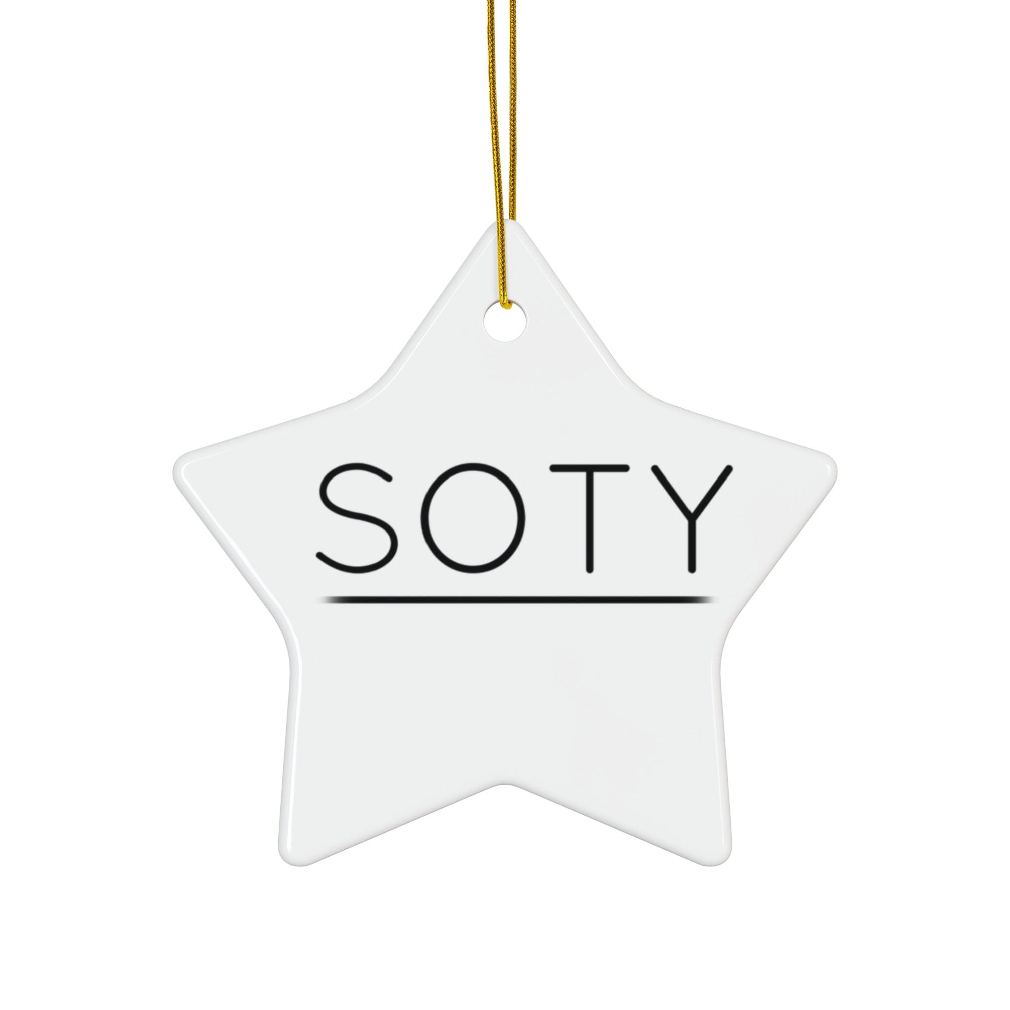 Ceramic Ornament, 4 Shapes