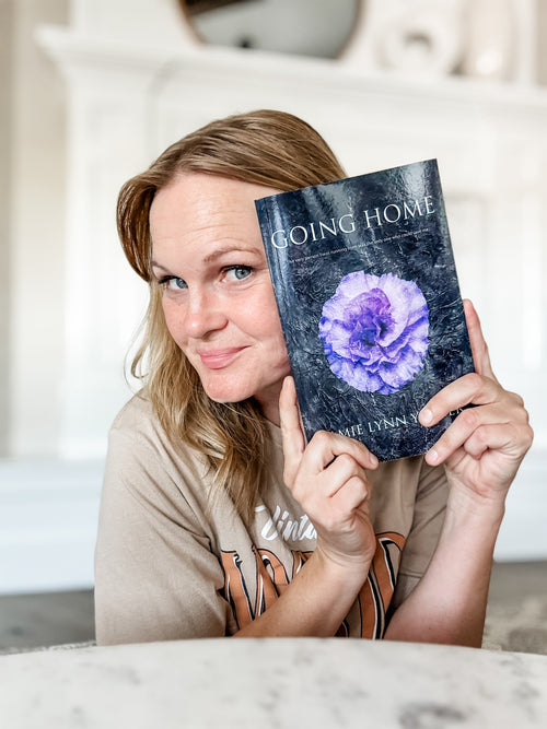 "Going Home" Signed by Jamie Yeager with Flower Book Marker