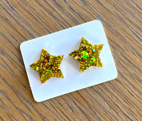 Parker's Yellow Star Earrings